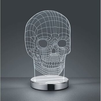 Lampe LED TETE DE MORT SKULL Marque RL