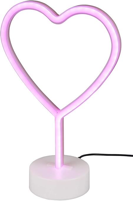 Lampe LED COEUR ROSE Marque RL – Image 2