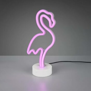 Lampe LED Flamingo Rose Marque RL
