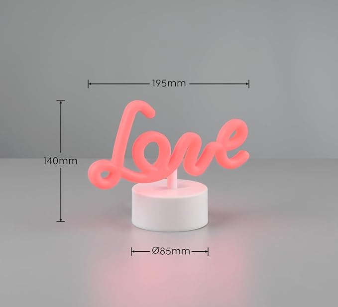 Lampe LED LOVE Amor Marque RL – Image 4