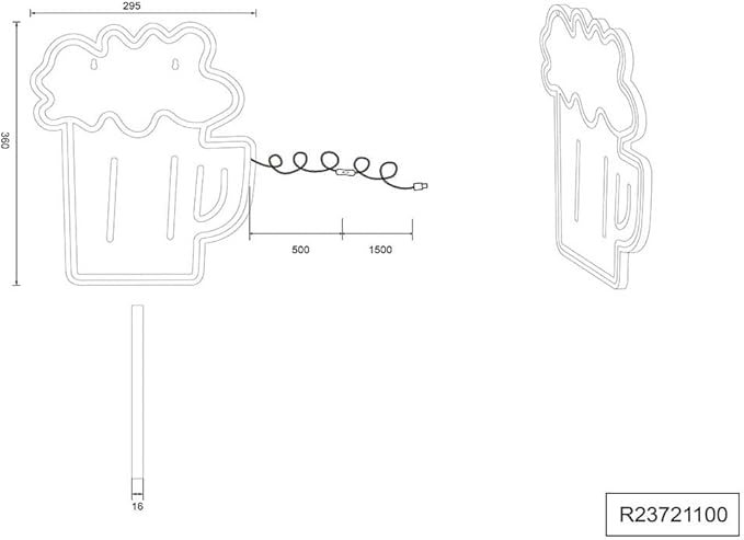 Applique LED BIERE Marque RL – Image 5