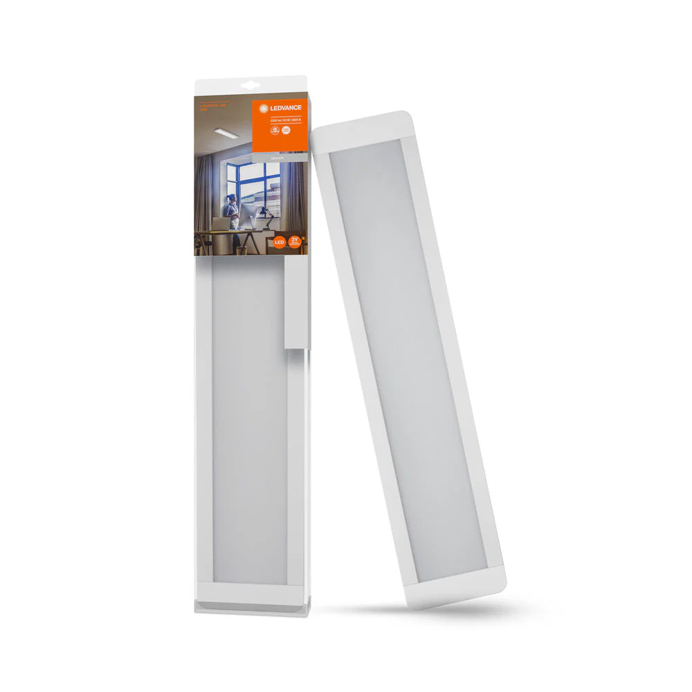 Plafonnier LEDVANCE LED OFFICE LINE 0,6m 25W, 2500 lm, 4000 K, blanc froid