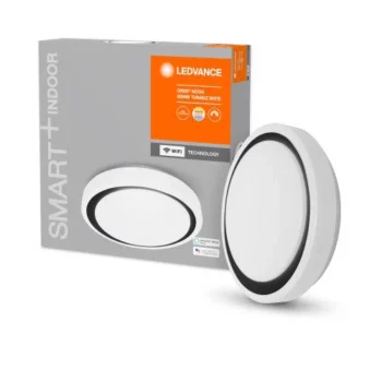 LEDVANCE Wifi SMART+ Orbis Moon Plafonnier LED Blanc 38cm 24W / 3000-6500K Noir