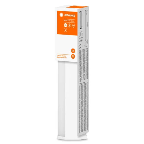 LEDVANCE LINEAR LED LUMIÈRE D'ARRIÈRE MOBILE 25,6cm, lampe alimentée par batterie USB capteur 1,1W / 4000K blanc froid – Image 3