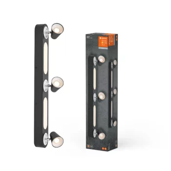 LEDVANCE SPOT DÉCOR NEPTUNE Plafonnier, 26W, 1.100lm, noir